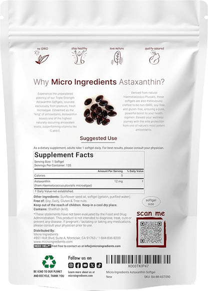 Astaxanthine Pure (12mg)