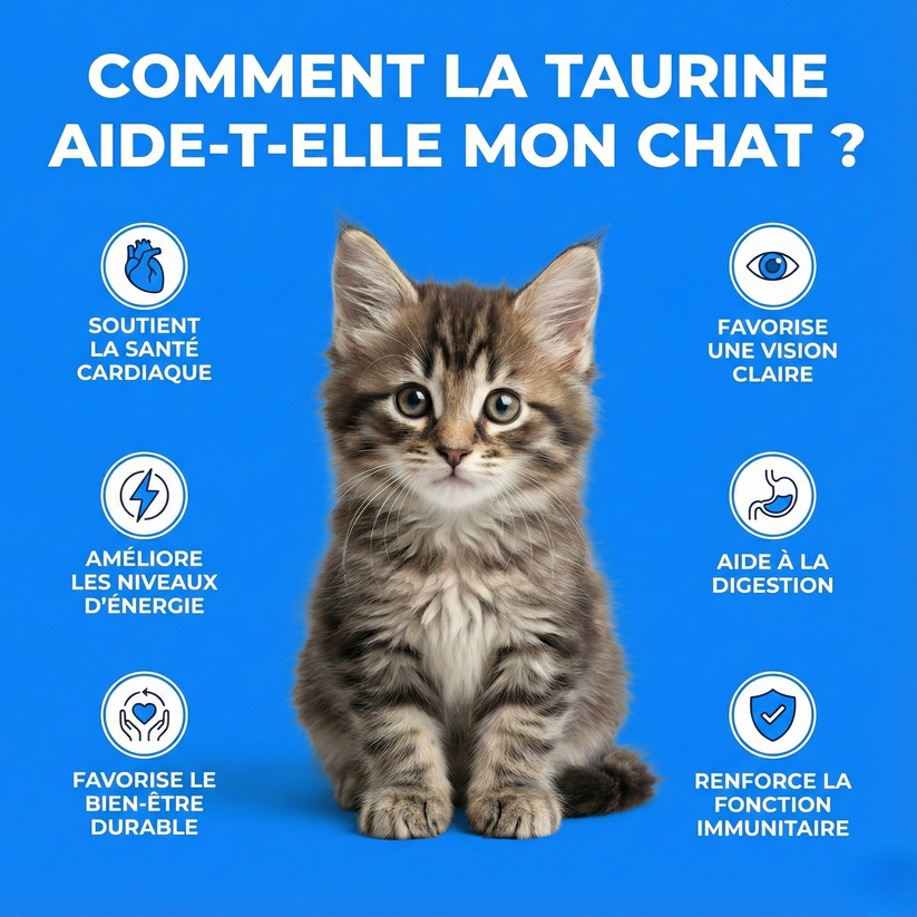 Taurine Pure - Recommandé par les vétérinaires