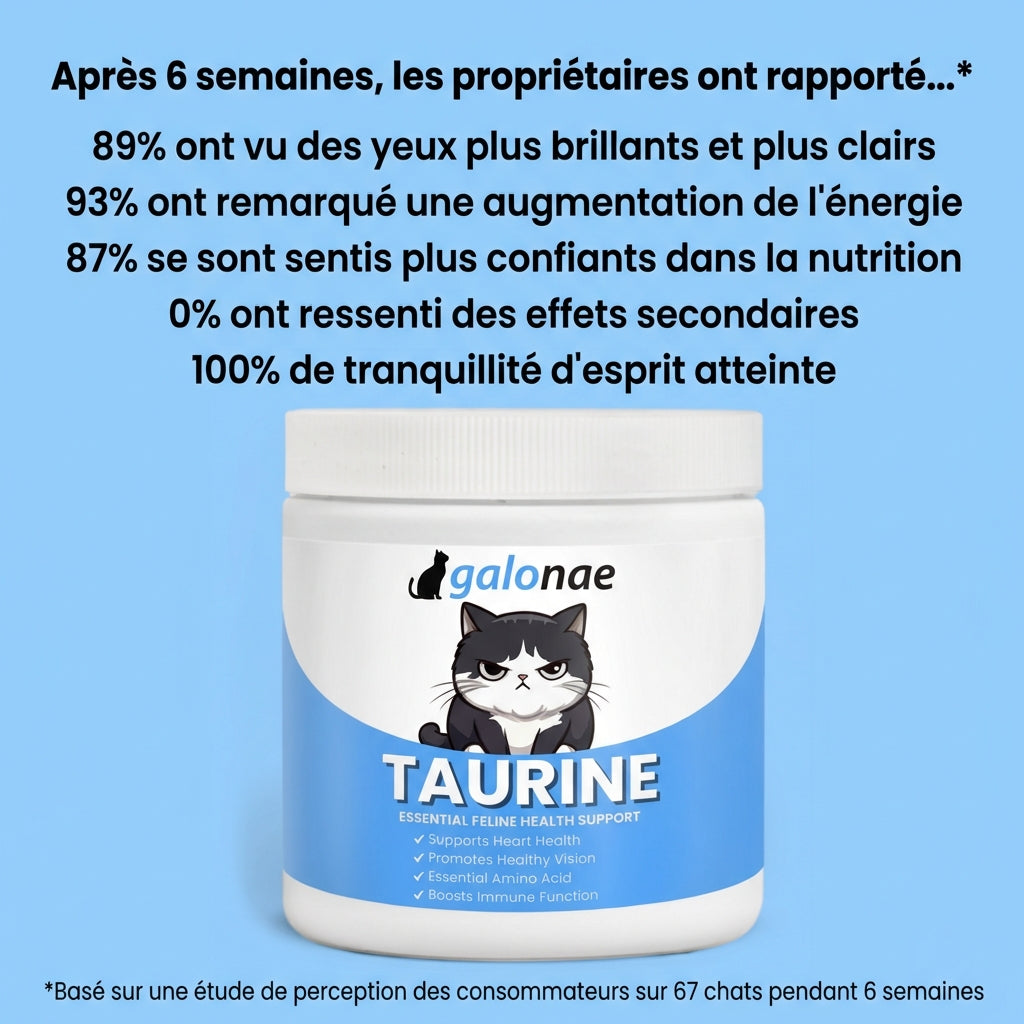 Taurine Pure - Recommandé par les vétérinaires
