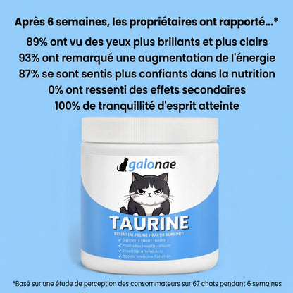 Taurine Pure - Recommandé par les vétérinaires